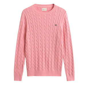 GANT Cotton Cable Knit Crew Neck Sweater